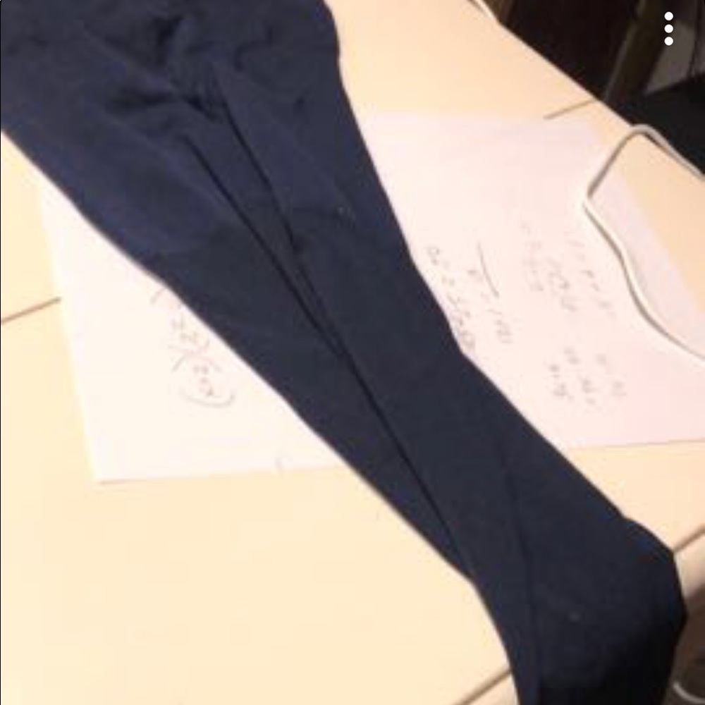Blue leggings